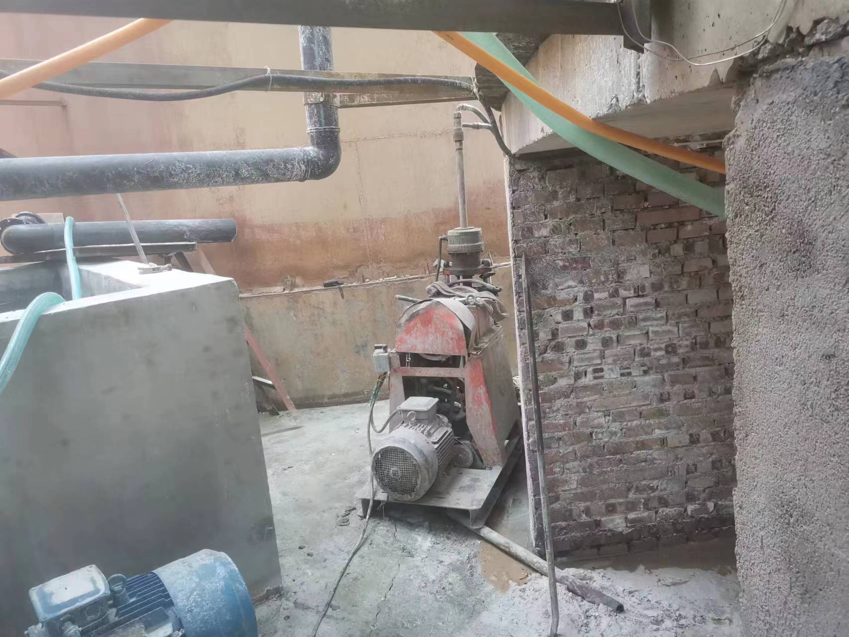 园林办事处设备基础注浆